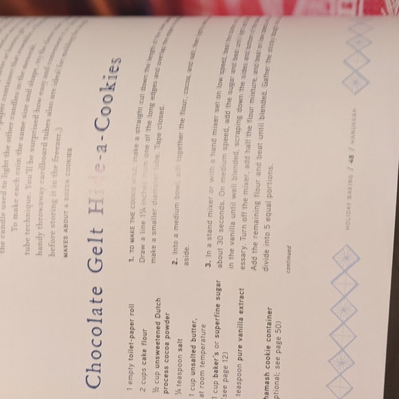 Holiday Baking illustrated recipe book by Sara Perry Hannukah Christmas - Picture 14 of 15